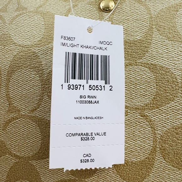 COACH Signature Rowan Satchel - Picture 9 of 11